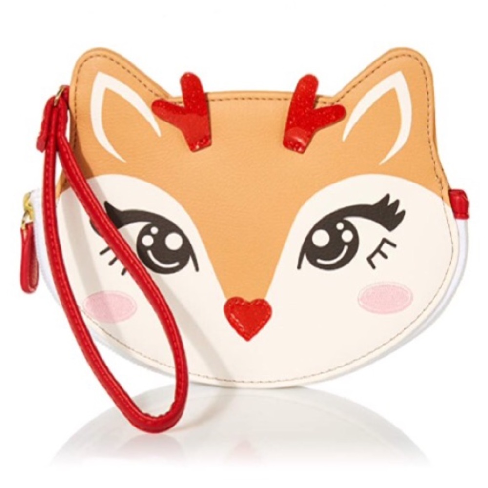 Luv Betsy by Betsy Johnson Holiday Reindeer Wristlet - Picture 2 of 10